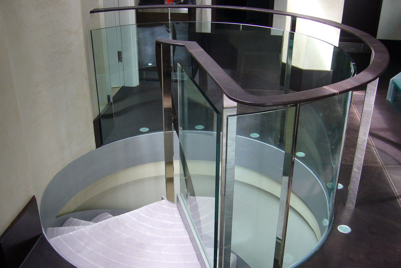 glass panelled staircase West Sydney				